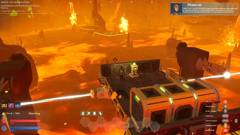 Magma-lit rock and ore in AETHUS